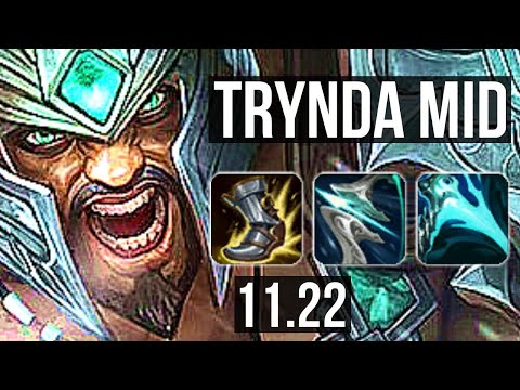 TRYNDAMERE vs TWISTED FATE (MID) | 11/1/3, Legendary, 300+ games | KR Challenger | 11.22