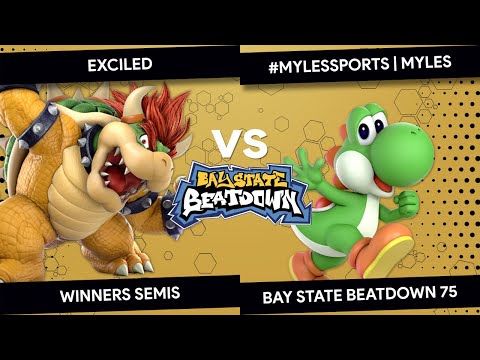 Bay State Beatdown 75 - Exciled (Bowser) vs #MYLESSPORTS | Myles (Yoshi) - Winners Quarters