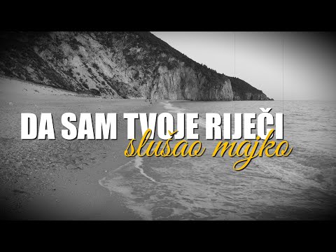 Krunoslav Kićo Slabinac - Da sam tvoje riječi slušao majko (Official lyric video)