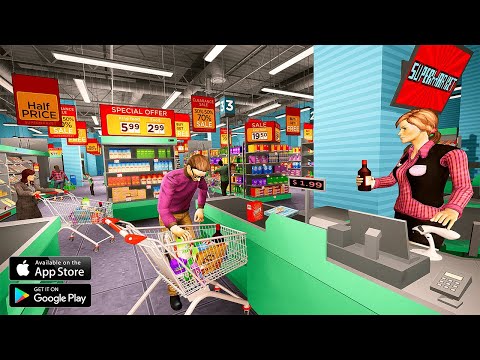 Supermarket Shopping Games - Mall Girl Cashier 3D - YouTube
