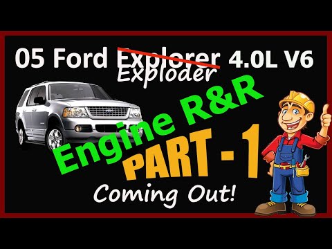 Ford Explorer die Auspuffhalterung standort.