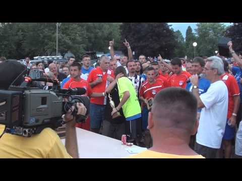 Soccer Club Karadjordje victory celebration, Srbijada Akron 2013.