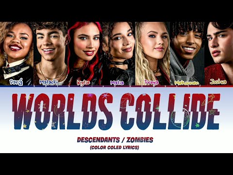 Worlds Collide from Disney Descendants/ZOMBIES: Worlds Collide Tour (Color Coled Lyrics)