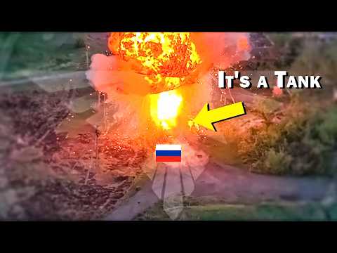 Uno dopo l'altro, i carri armati russi arrivano ed esplodono