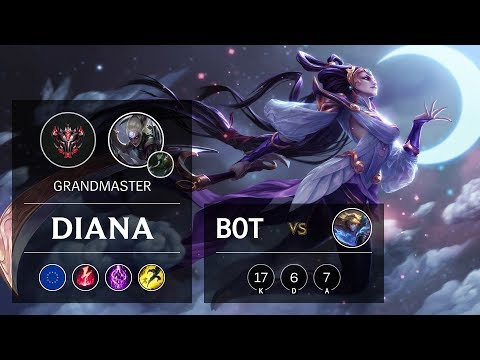 Diana Bot vs Ezreal - EUW Grandmaster Patch 9.21