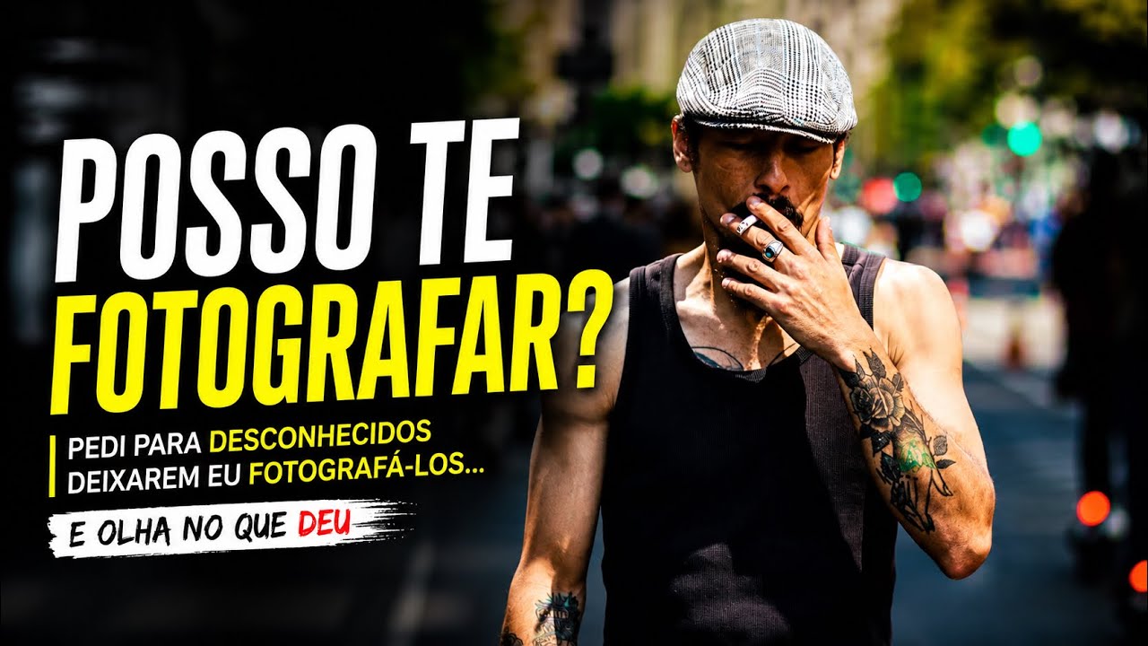 Será que pessoas desconhecidas deixam você fotografá-las? 📸