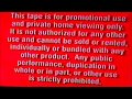RARE Disney 2000 Promotional Warning Screens OUCH It Really Hurts