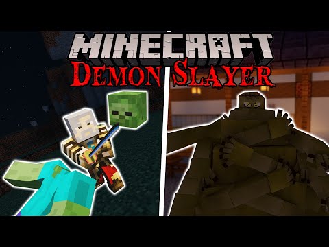 THE AMAZING DEMON SLAYER MOD FOR MINECRAFT |  Updated version 1.16.5 |  link in description