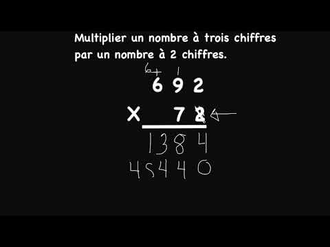 comment poser multiplication 3 chiffres