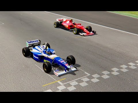 Ferrari F1 2017 vs Williams F1 1997 - Imola