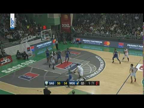 Lebanese Basketball League 2016/2017 - Sagesse v Mouttahed - Omar Ayoubi Blockshot