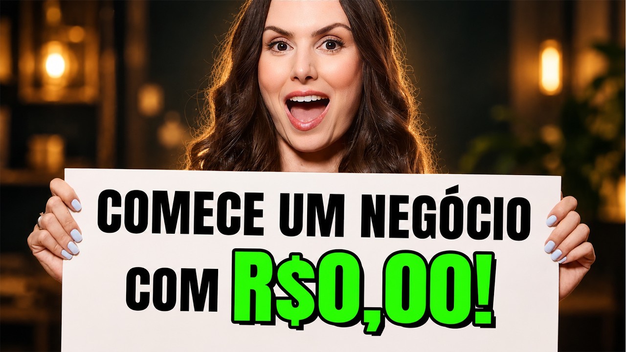 COMO COMEÇAR UM NEGÓCIO DO ZERO usando só PAPEL E CANETA!
