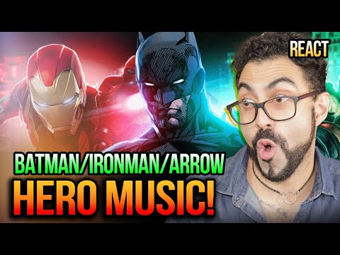 REAGINDO a Rap do Homem de Ferro, Batman e Arqueiro Verde - SEM PODERES | NERD HITS