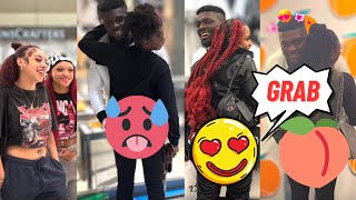 KISS OR GRAB 💦 Atlanta public interview 😘 (Mall edition) *Birthday girl cheats on boyfriend?!*