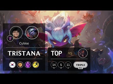 Tristana Top vs Lucian - KR Master Patch 9.23