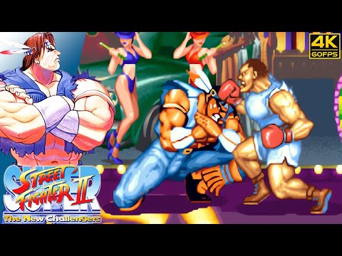 Super Street Fighter II - T. Hawk (Arcade / 1993) 4K 60FPS