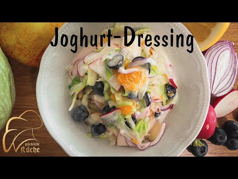 Yogurt dressing | Salad dressing | Grandma's juicy salad | Fruity | Creamy | Fresh