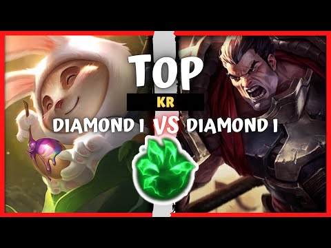 Korean Diamond Teemo Top vs Darius Main - KR Rank S10