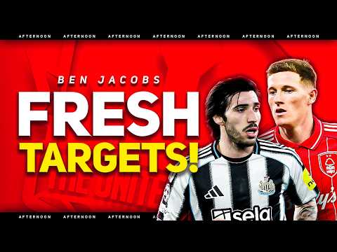 NEW Left Back Targets! Tonali & Anderson Transfer Latest! Ben Jacobs Interview