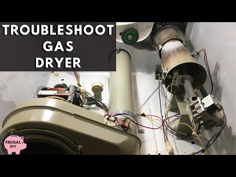 Troubleshoot Gas Dryer | Dryer Won't Heat, Won't Start, Won't Stop, Dry Time Too Long, Dries Too Hot