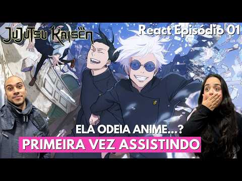 O PASSADO DE GOJO🤯 ESPOSA ANIMADA | React Jujutsu Kaisen 2 Temporada Episódio 01- Inventário Oculto