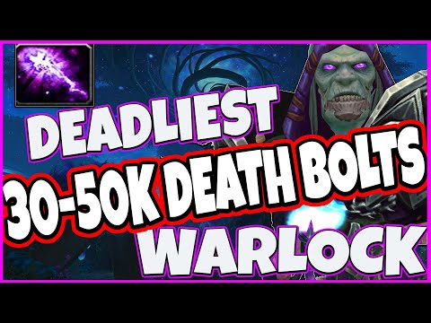DEADLIEST AFFLICTION WARLOCK IN SHADOWLANDS! 50k DEATH BOLTS ONESHOT COMPILATION - BUALOCK 9.1.5