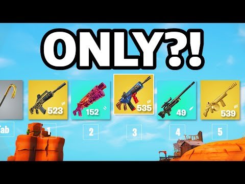 The ULTIMATE RARE LOOT Only CHALLENGE! (Fortnite Reload)