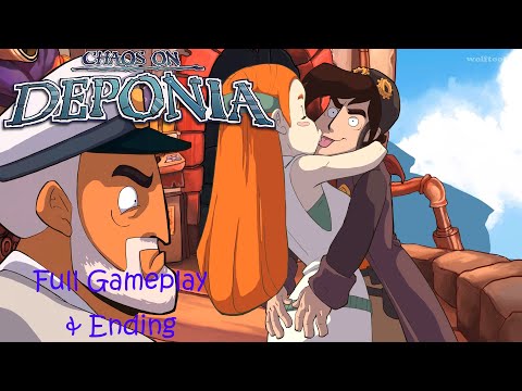 Chaos on Deponia - Full Gameplay Walkthrough & Ending