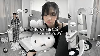 PINTEREST ACUBI room makeover 📓: ikea shopping, decorate/organize with me + mini tour