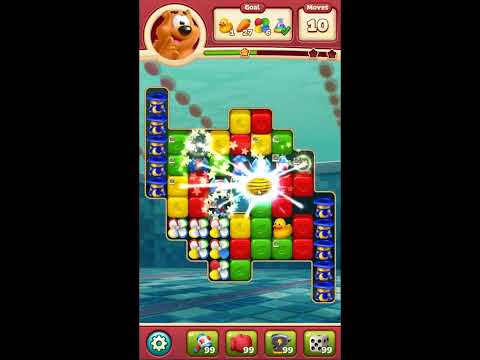 Toon Blast Level 7966 - NO BOOSTERS 🐻🐺🐱 | SKILLGAMING ✔️