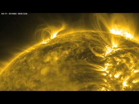 X1.9 Solar Flare - 2011/09/24 08:00-12:00 AIA 171A