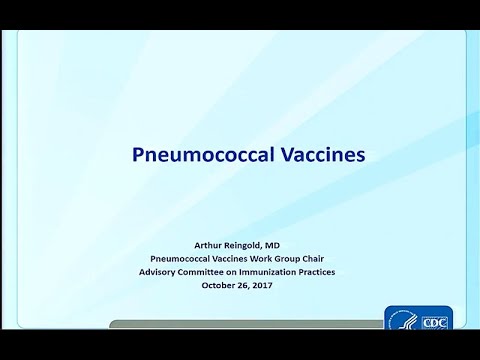 October 2017 ACIP Meeting - Pneumococcal Vaccines; Anthrax; RSV; Evidence based Recommendations