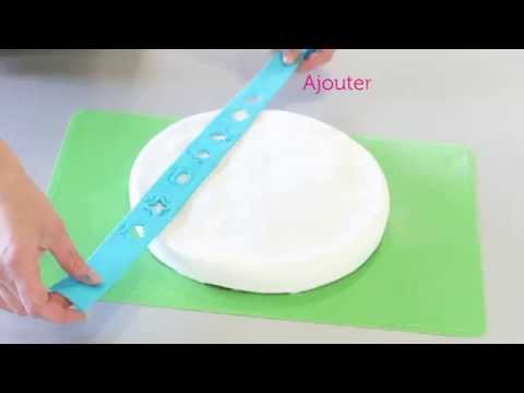 comment appliquer pate a sucre sur gateau