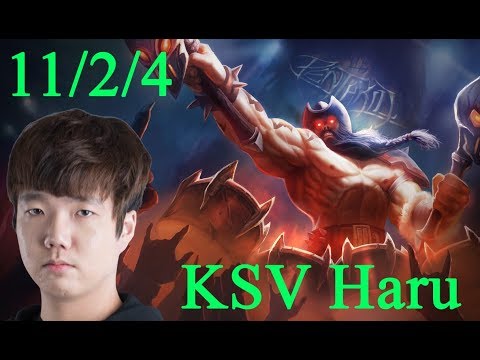 KSV - Haru Olaf vs Zac - Jungle - KR SoloQ - March 5th, 2018