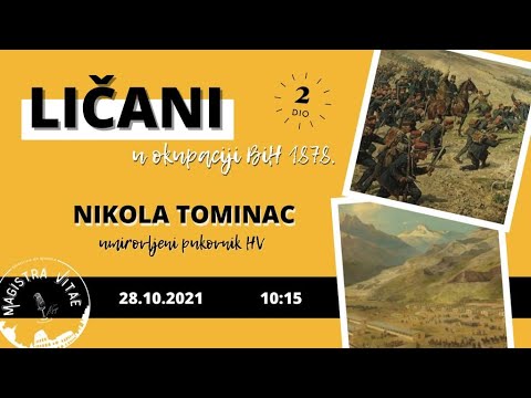 Magistra Vitae 28. 10. 2021. – Ličani u okupaciji BiH (2. dio)