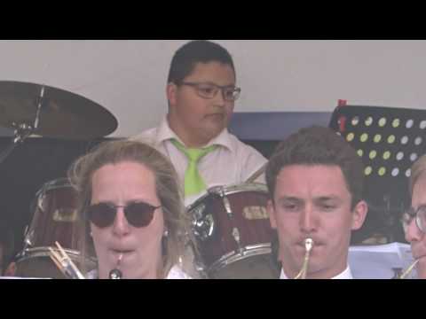 20170709 - Ferre tijdens het concert van Het Waregems Harmonieorkest op het De Bolleplein te Heist