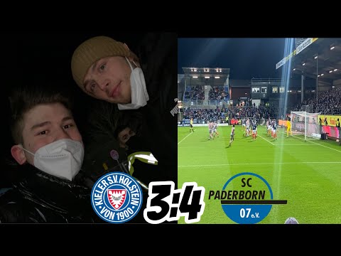 Tor Spektakel am Holstein Stadion 🏟 Kiel vs Paderborn Stadionvlog 🏟