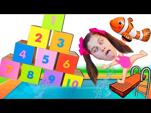 MILENINHA TEACHES TO COUNT UP TO 10 IN ENGLISH - Educational Videos for Toddlers