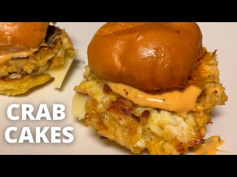 Jumbo Lump Crab Cake Sandwich Recipe With Crab Cake Sauce | Crab Cakes Sliders