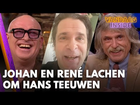Vandaag Inside-tafel lacht om filmpje Hans Teeuwen: 'Zo jammer dat die jongen niet meer optreedt!'