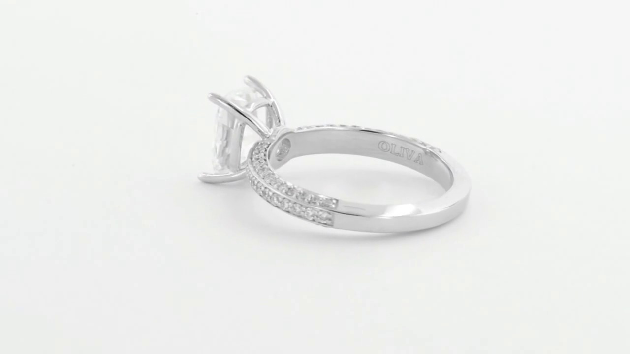 Pave Engagement Ring Setting from Mavilo | Tampa FL