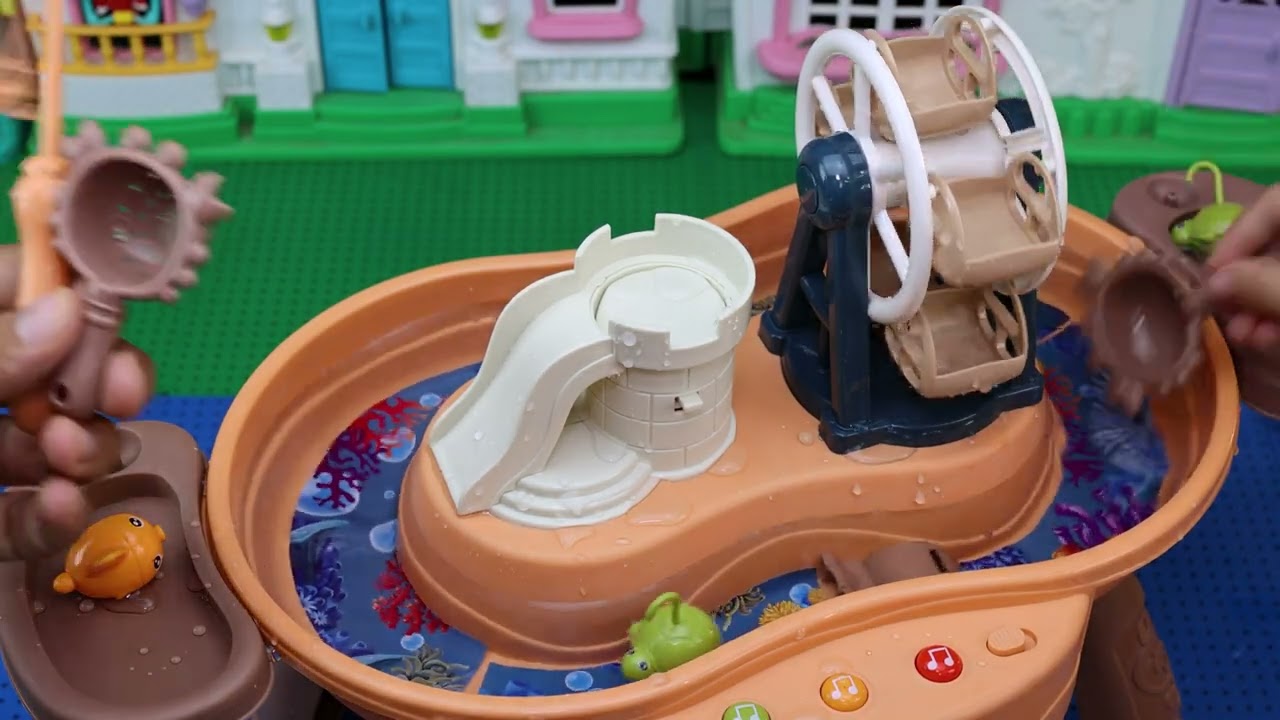 تجربة ممتعة مع لعبة صيد السمك السحرية والملاهي المائية للأطفال