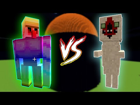 SCP 173 Sculpture VS Spectrite Golem - Minecraft Mob Battle - SLN Craft