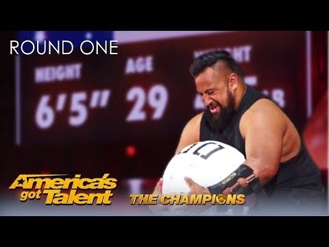 Eddie Williams: Australia's STRONG Man Act With Most SHOCKING Ending @America's Got Talent Champions