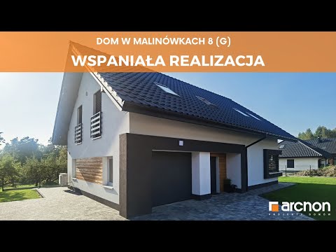 Dom w malinówkach 8 (G) – Wspaniała realizacja I ARCHON+ Projekty Domów