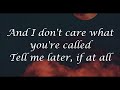 Sisters Of Mercy Some Kind Of Stranger Lyrics
