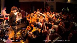 FOALS Myspace Secret Show performing Red Sock Pugie