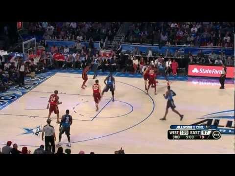 Kobe Bryant 27pts highlight in 2012 Orlando All-Star Game *passed Michael Jordan in scoring
