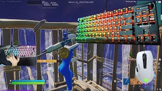 ROCCAT Vulcan Pro tkl ASMR | MrSavage's settings 1vs1 Building Fight Gameplay | Fortnite ASMR