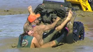 preview picture of video 'Girlfriend Mud Dive - ATV Fail'